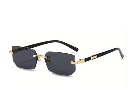 ClearEdge Rimless Rectangle Sunglasses 5