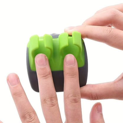 Comfort Grip Palm Peeler  Stainless Steel Handheld Vegetable Peeler With Rubber Finger Ring 3