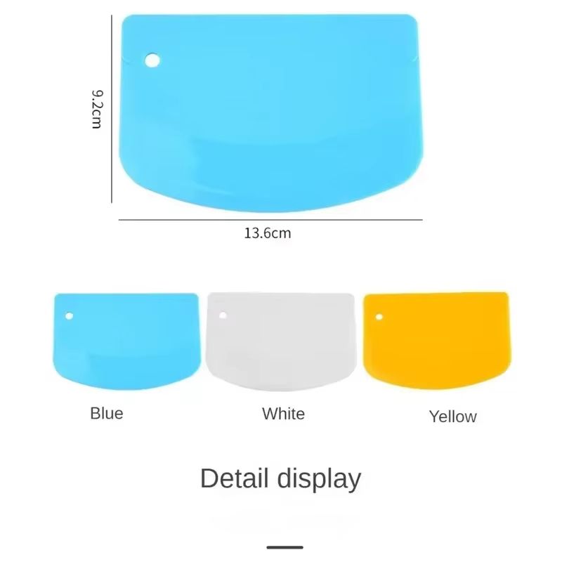 Multi Purpose Dough And Pastry Scraper  Plastic Bench Cutter For Cookies Bread And Pizza 4