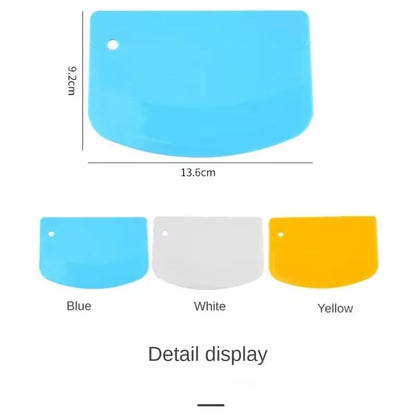 Multi Purpose Dough And Pastry Scraper  Plastic Bench Cutter For Cookies Bread And Pizza 4