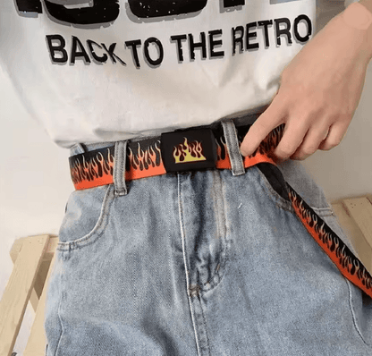 Flamestep Punk Style Belt 2