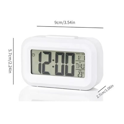LED Digital Alarm Clock For Desk  Bedroom  MultiFunction Electronic Desktop Time  Date Display 2