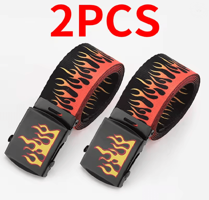 Flamestep Punk Style Belt 4