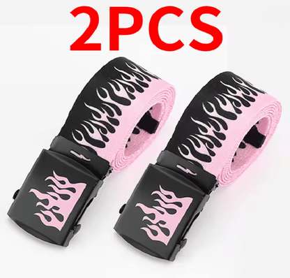 Flamestep Punk Style Belt 14