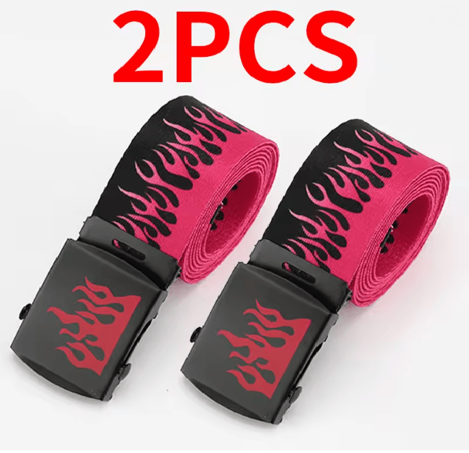 Flamestep Punk Style Belt 16