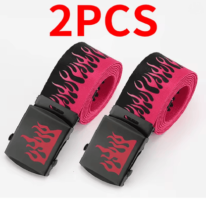 Flamestep Punk Style Belt 16