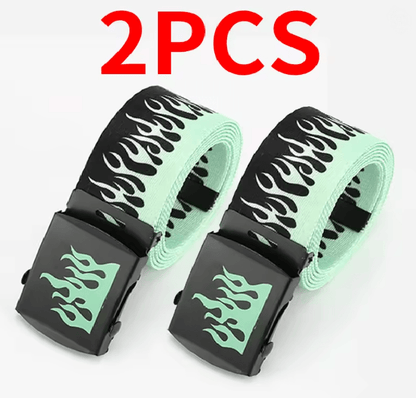 Flamestep Punk Style Belt 18