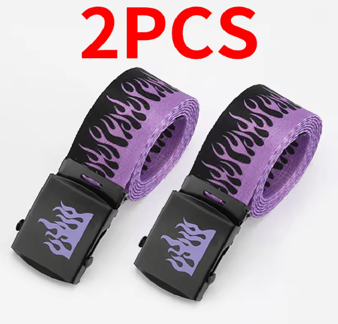 Flamestep Punk Style Belt 19