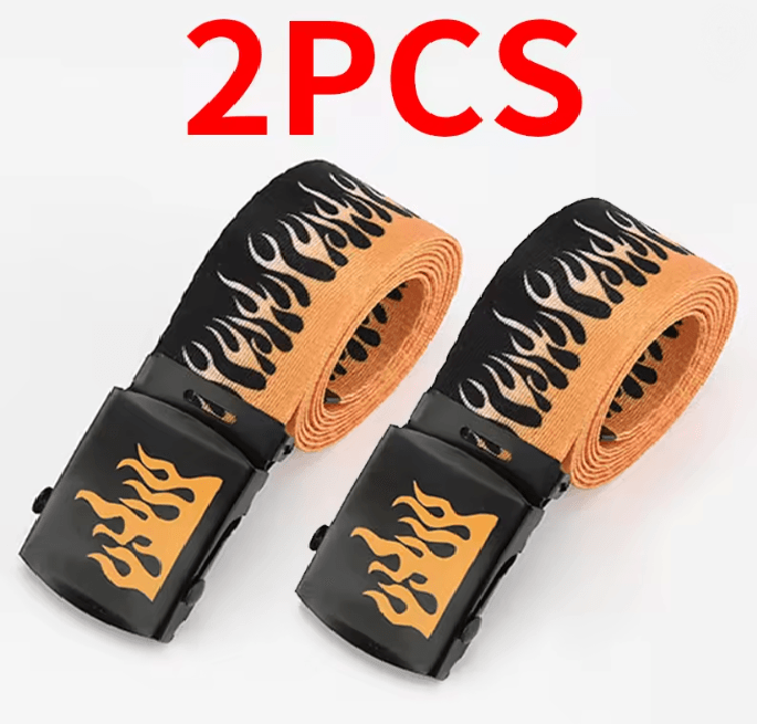 Flamestep Punk Style Belt 21