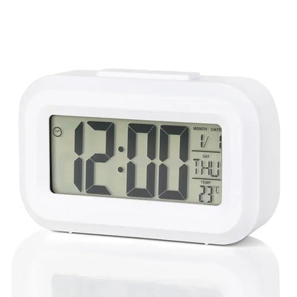 LED Digital Alarm Clock  MultiFunction Bedroom Desk  Wall Electronic Clock With Backlight 7