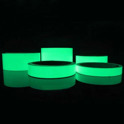 GlowintheDark Double Sided Tape  Waterproof Fluorescent Safety Tape For Stairs Walls  Night Marking 1