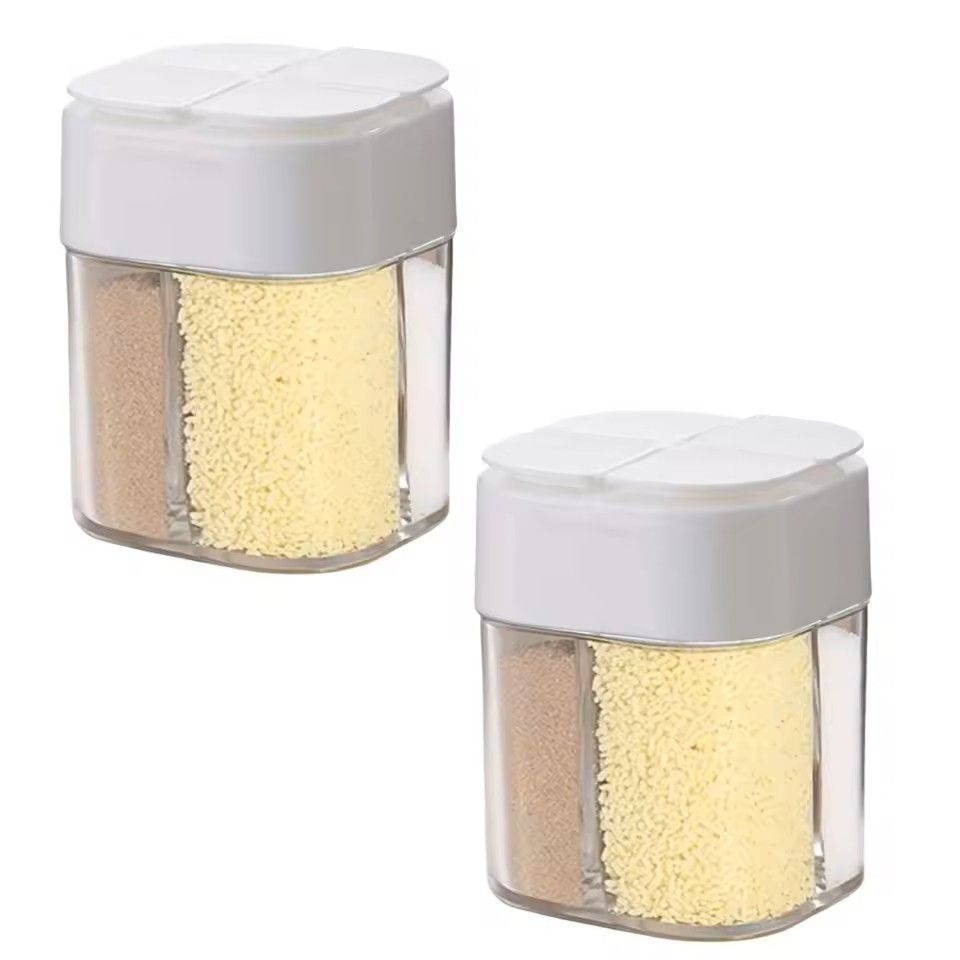 4 In 1 Camping Seasoning Shaker Portable Spice Jar With Lid For BBQ Cooking And Travel 7