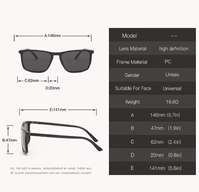 Polarview Square Polarized Sunglasses 1