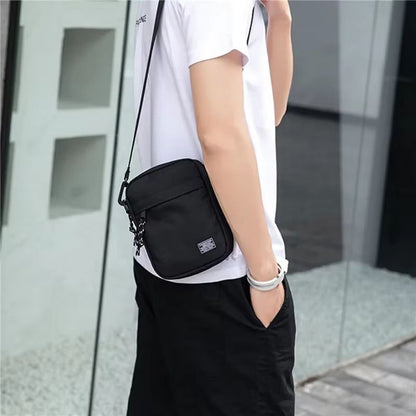 Casual Diagonal Crossover Small Square Bag Oxford Cloth For Men And Women 1