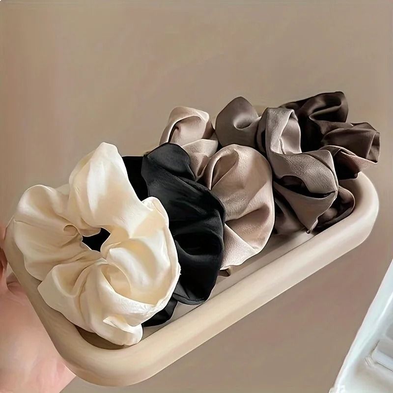Satin Large Scrunchie Headband For Women And Girls 1
