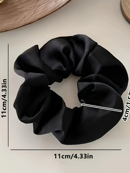 Satin Large Scrunchie Headband For Women And Girls 5