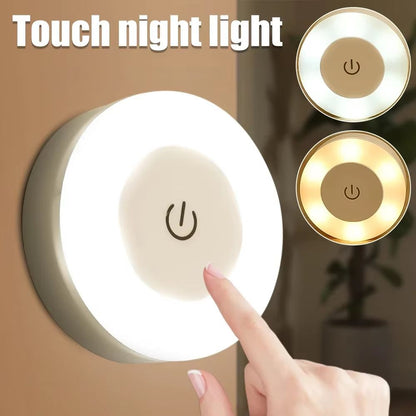 Mood Light Dimmable Magnetic Rechargeable Lamp  Portable Round USB Neon Decoration For Room 1