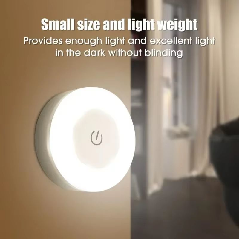 Mood Light Dimmable Magnetic Rechargeable Lamp  Portable Round USB Neon Decoration For Room 3