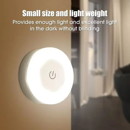 Mood Light Dimmable Magnetic Rechargeable Lamp  Portable Round USB Neon Decoration For Room 3