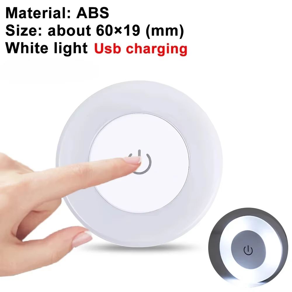 Mood Light Dimmable Magnetic Rechargeable Lamp  Portable Round USB Neon Decoration For Room 8