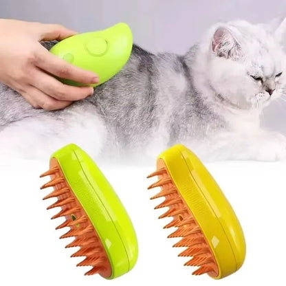 3in1 Electric Cat Hair Brush  Grooming Sprayer Massager  Comb For Pets 1