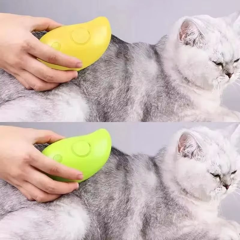 3in1 Electric Cat Hair Brush  Grooming Sprayer Massager  Comb For Pets 2