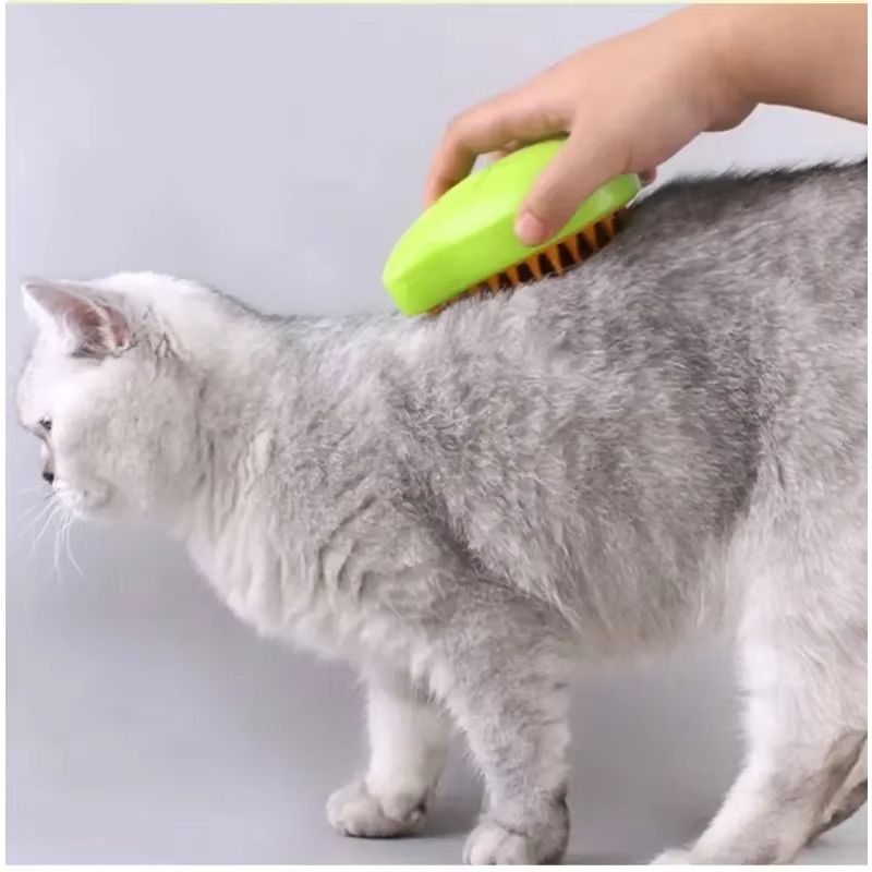 3in1 Electric Cat Hair Brush  Grooming Sprayer Massager  Comb For Pets 5