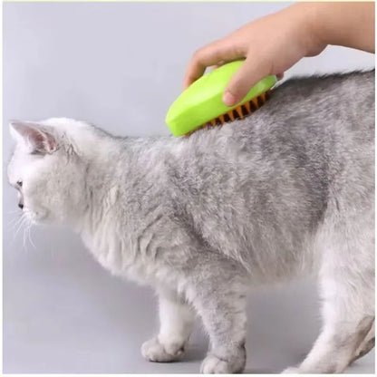 3in1 Electric Cat Hair Brush  Grooming Sprayer Massager  Comb For Pets 5