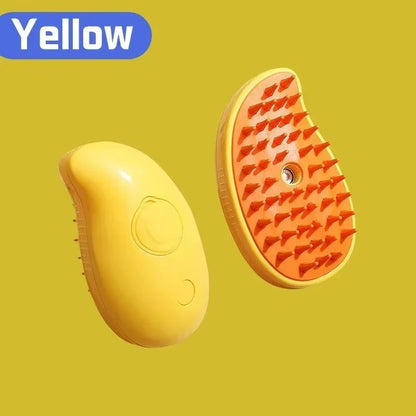 3in1 Electric Cat Hair Brush  Grooming Sprayer Massager  Comb For Pets 7