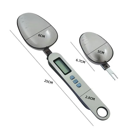 Digital Measuring Scale And Spoon Set  Electronic Weight Tool For Kitchen Milk Dosing And More 4