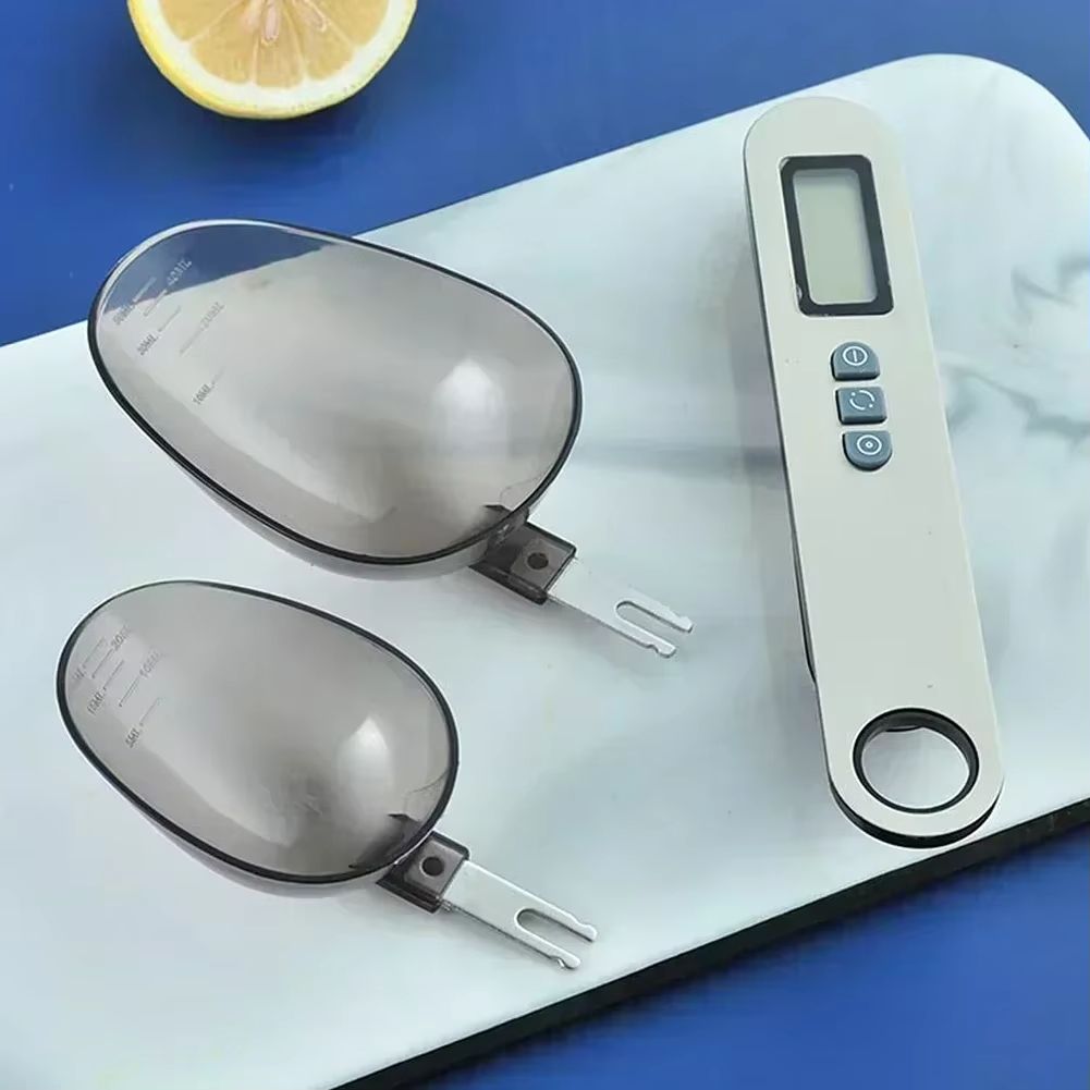 Digital Measuring Scale And Spoon Set  Electronic Weight Tool For Kitchen Milk Dosing And More 8