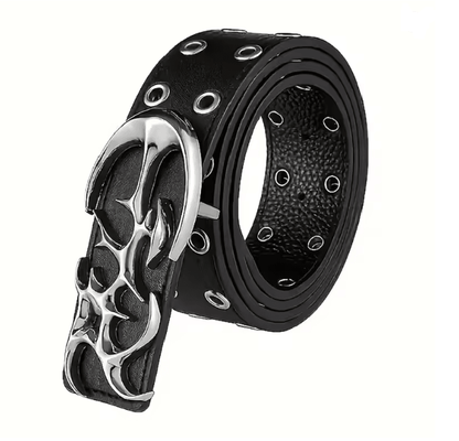 Hollowcore Y2K Punk Leather Belt 3