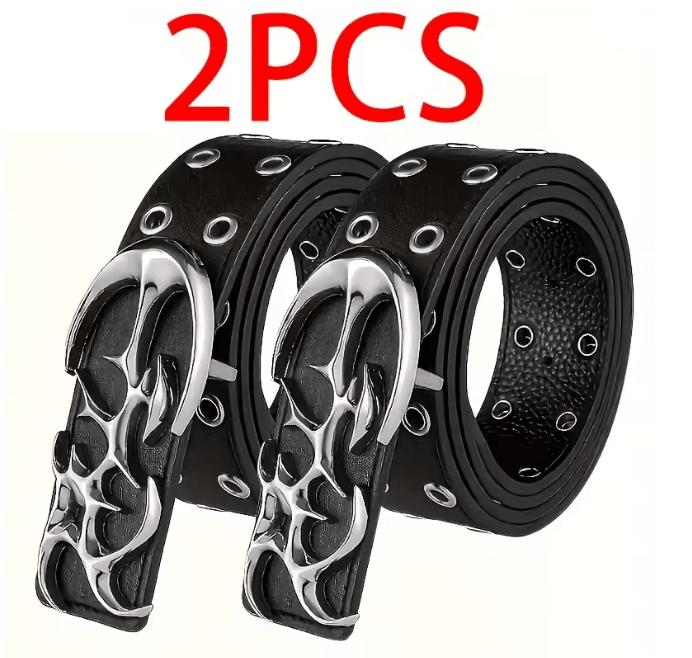 Hollowcore Y2K Punk Leather Belt 4
