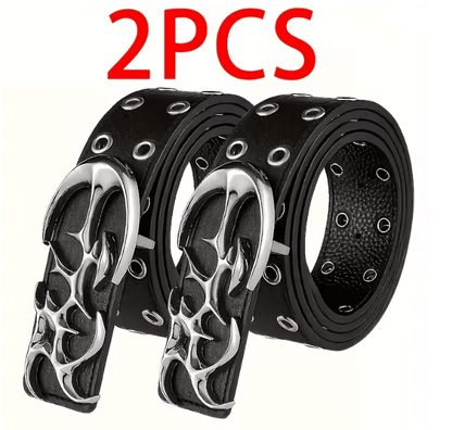 Hollowcore Y2K Punk Leather Belt 4