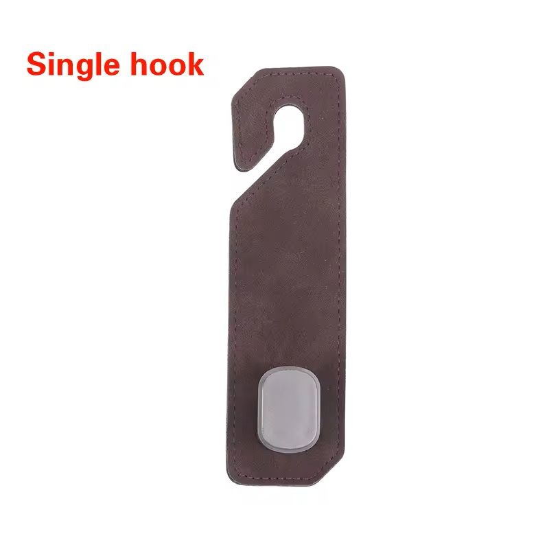 Premium Suede Car Headrest Hook  Universal LoadBearing Seat Back Organizer 7