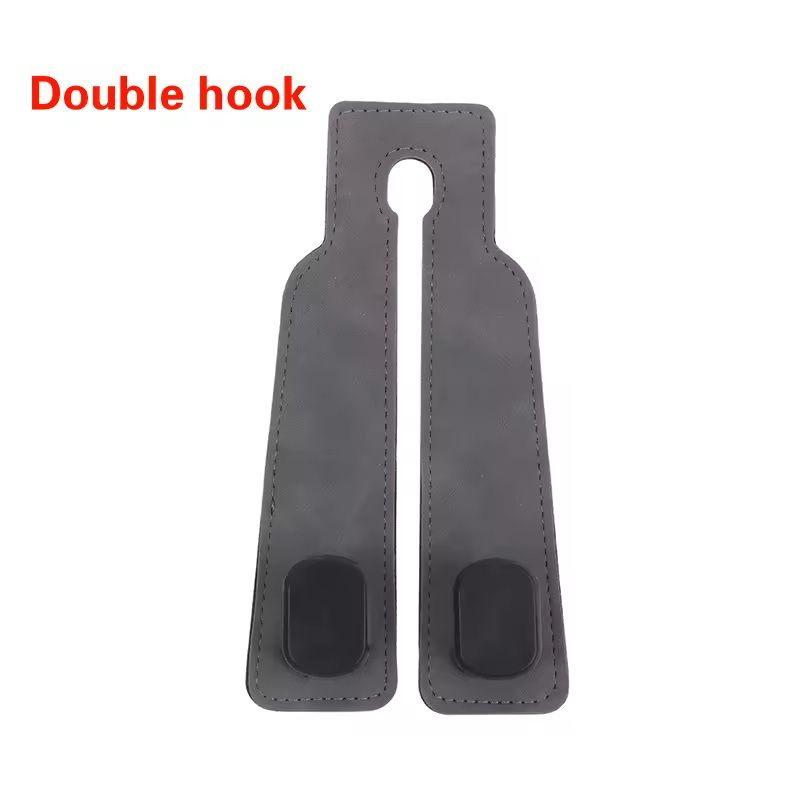 Premium Suede Car Headrest Hook  Universal LoadBearing Seat Back Organizer 9