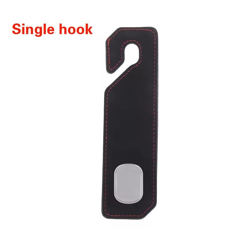 Premium Suede Car Headrest Hook  Universal LoadBearing Seat Back Organizer 11