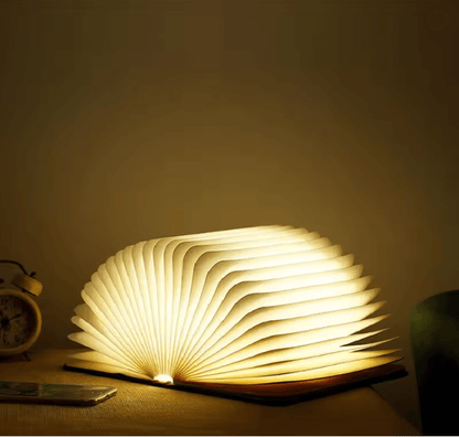 Lumibook Foldable Wooden Book Lamp