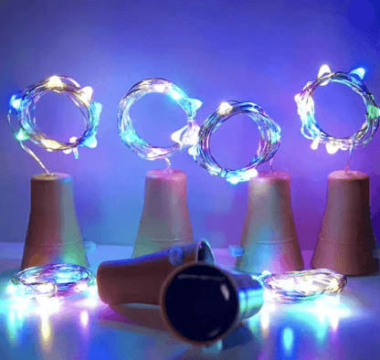 SolarGlow Bottle Stopper Light String