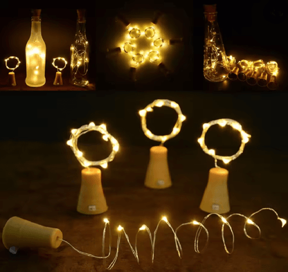 SolarGlow Bottle Stopper Light String 1