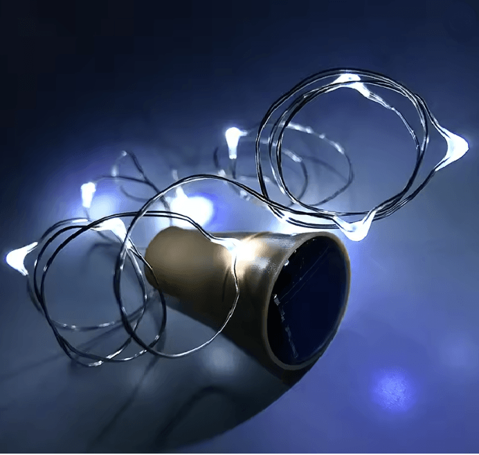 SolarGlow Bottle Stopper Light String 2