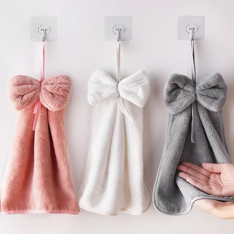 Microfiber Kitchen Hand Towel  Coral Velvet Bath Towel For Bathroom Spa And Beach Use 1