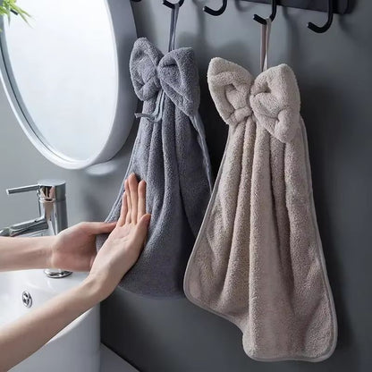 Microfiber Kitchen Hand Towel  Coral Velvet Bath Towel For Bathroom Spa And Beach Use 3