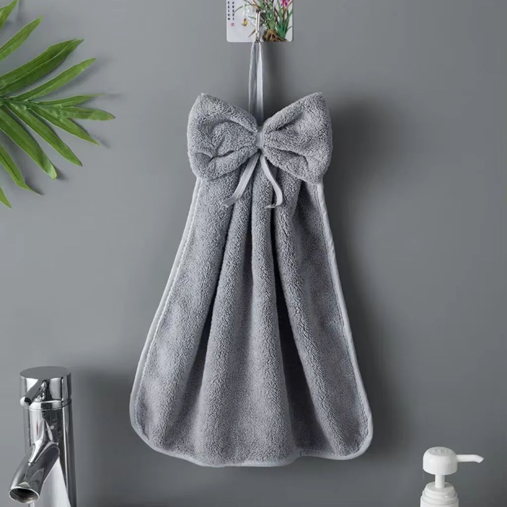 Microfiber Kitchen Hand Towel  Coral Velvet Bath Towel For Bathroom Spa And Beach Use 7