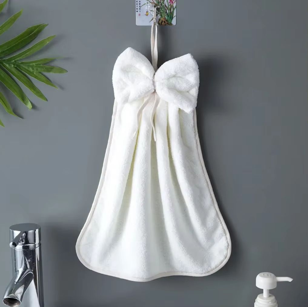 Microfiber Kitchen Hand Towel  Coral Velvet Bath Towel For Bathroom Spa And Beach Use 8