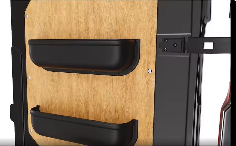 Universal Van  Camper Door Panel Storage Box  Armrest Organizer Tray 2