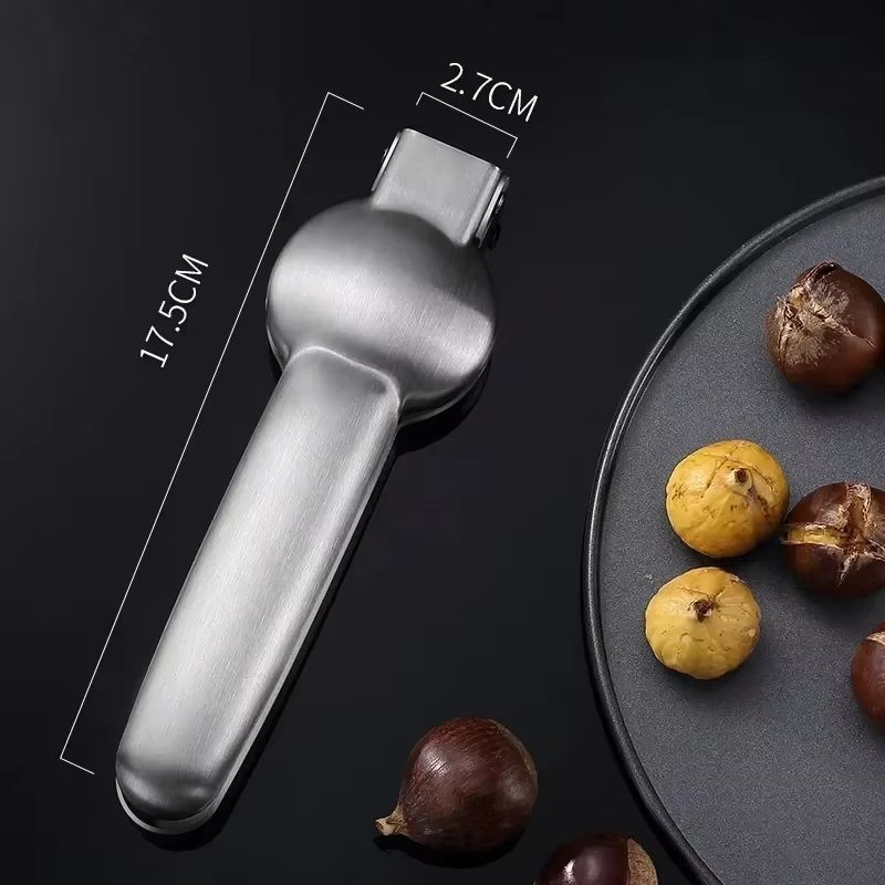 2 In 1 Stainless Steel Chestnut Opener And Nutcracker  Quick Shelling Kitchen Tool 5