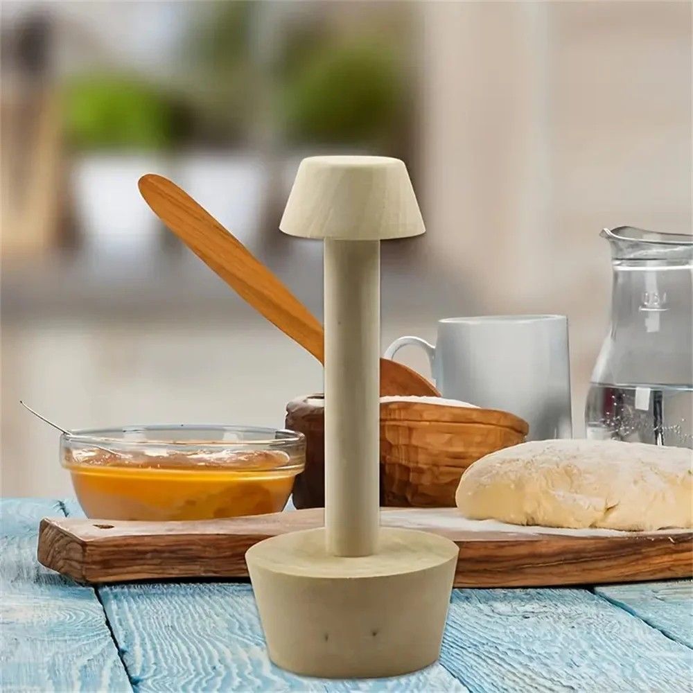 Premium Wooden Egg Tart Mold Double Side Pastry Tamper For Baking Tarts And Mini Pies 8