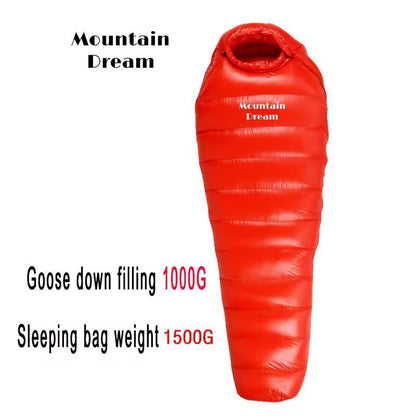 Arctic Peak DownFilled Mummy Sleeping Bag  Adult Winter Camp Comfort 22