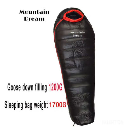 Arctic Peak DownFilled Mummy Sleeping Bag  Adult Winter Camp Comfort 23